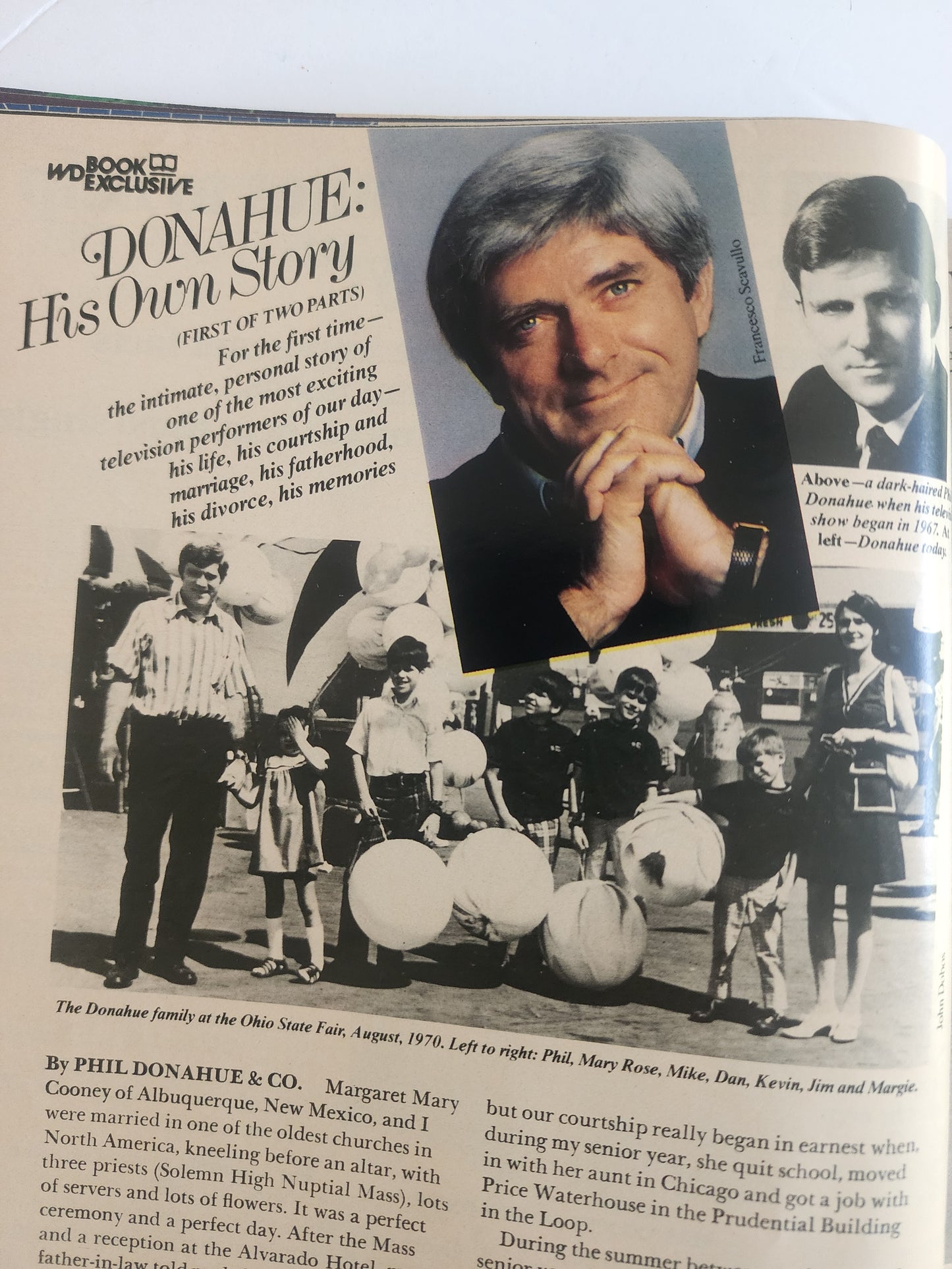 WOMANs DAY  March, 1980 Phil Donahue Coffee Cake, Recipes