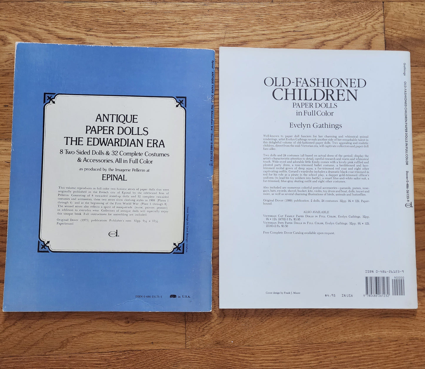 Old Fashioned Children & Antique Paperdolls Book Lot