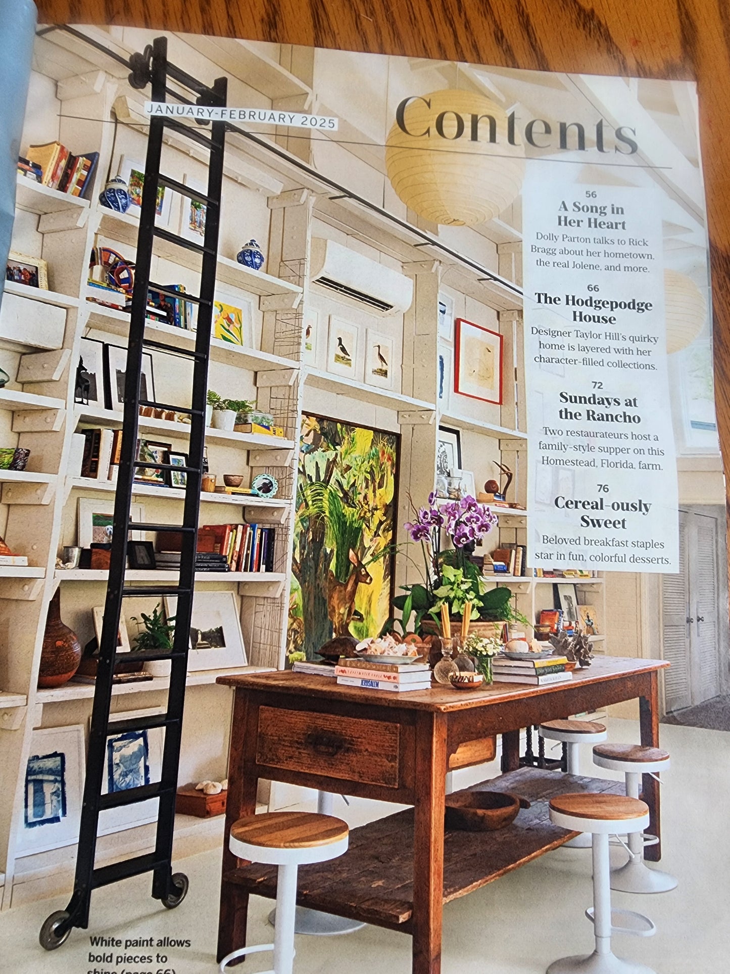 Southern Living Magazine January-February 2025 DOLLY PARTON Cover