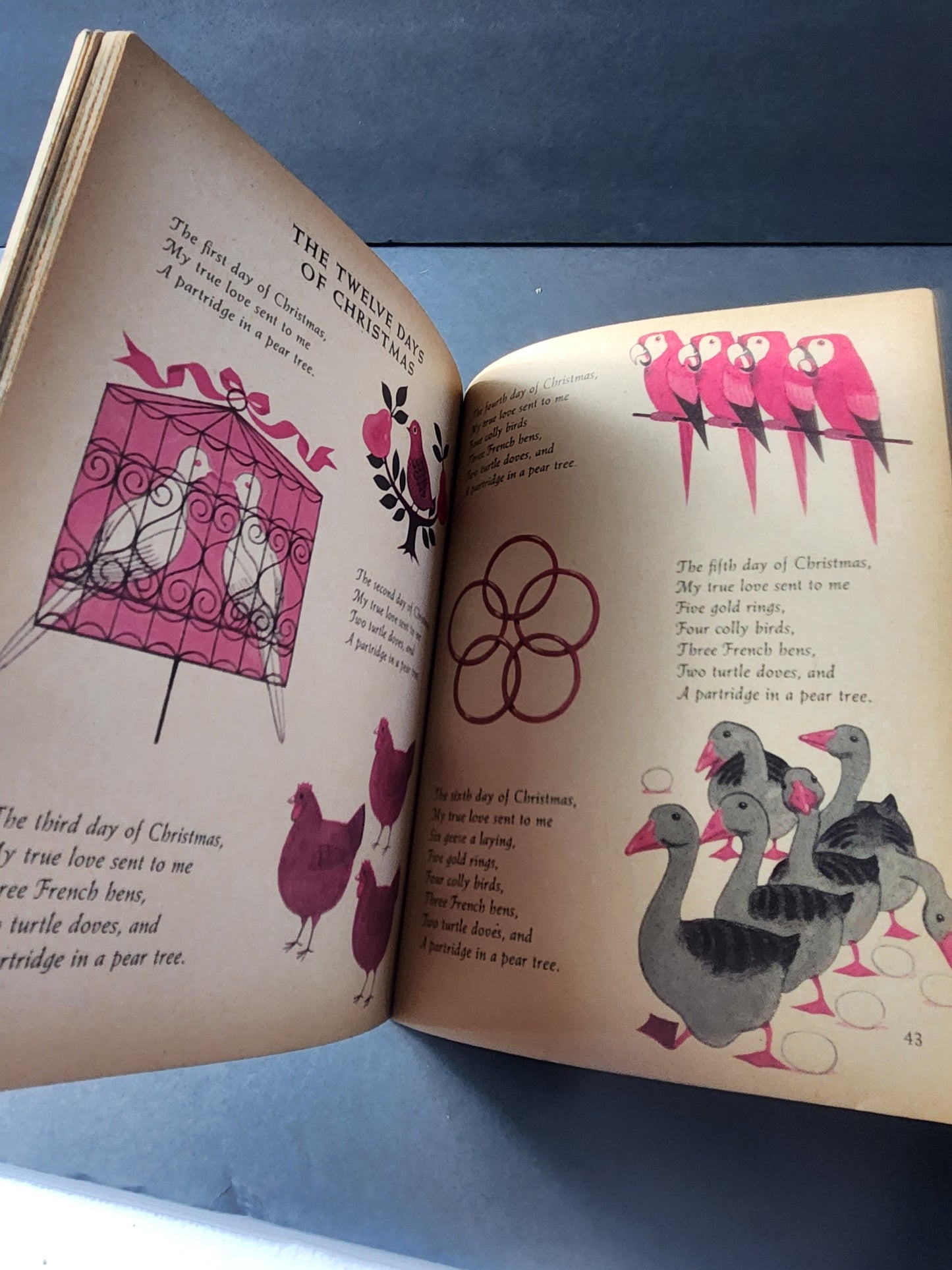 My Christmas Treasury" is a classic Little Golden Book published in 1957 by Golden Books. A Giant little Golden book