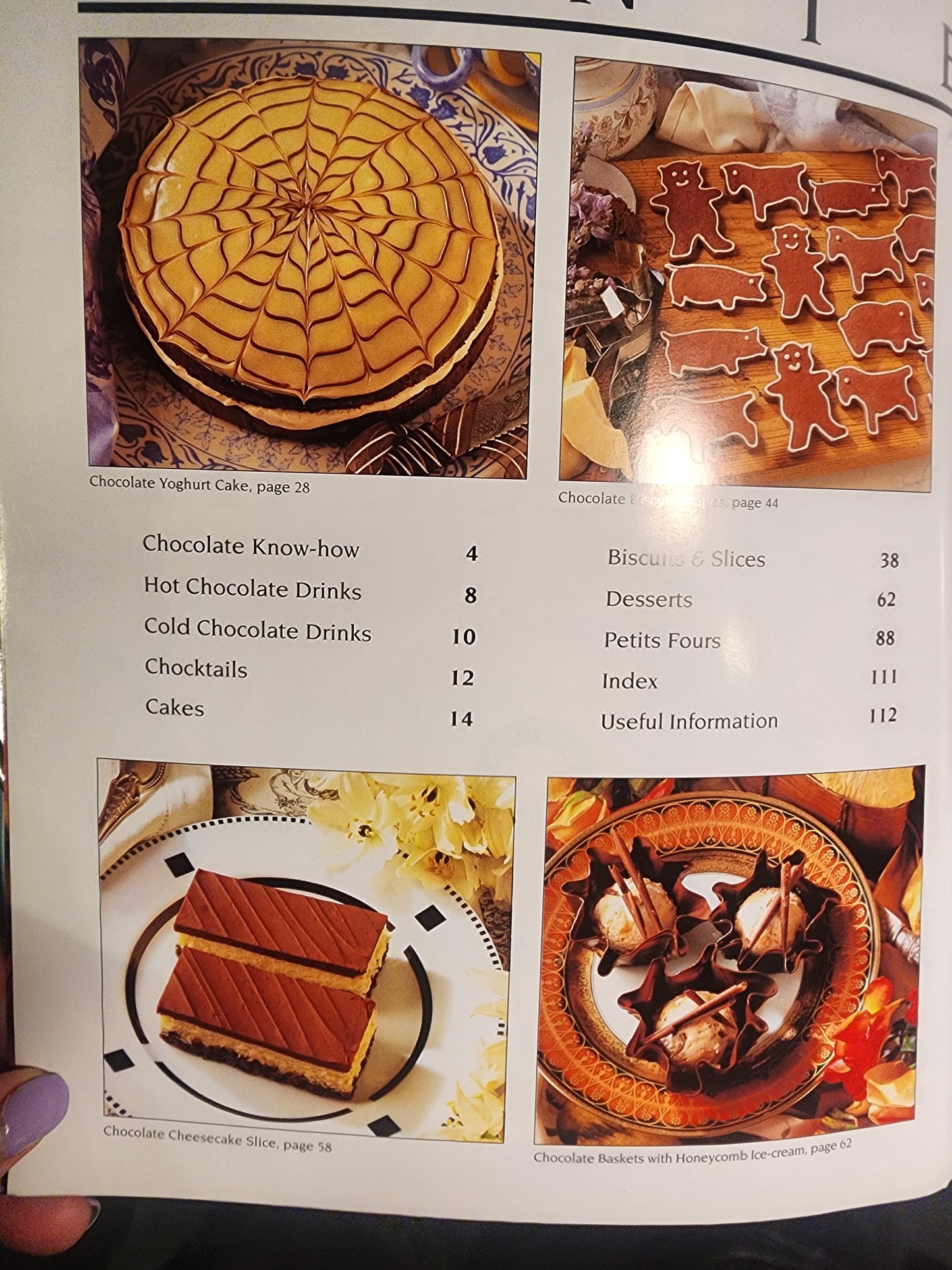 Crazy for Chocolate  step by step Cookbook: cakes biscuits ,desserts & petits fours