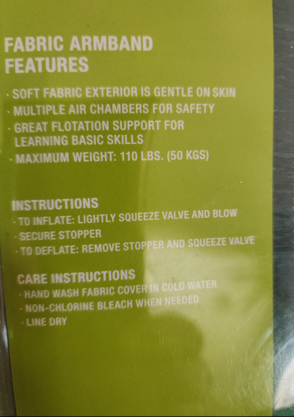 Speedo Swim Kids Swim Training Floats Boards Fabric Arm bands  Blue Orange Fish