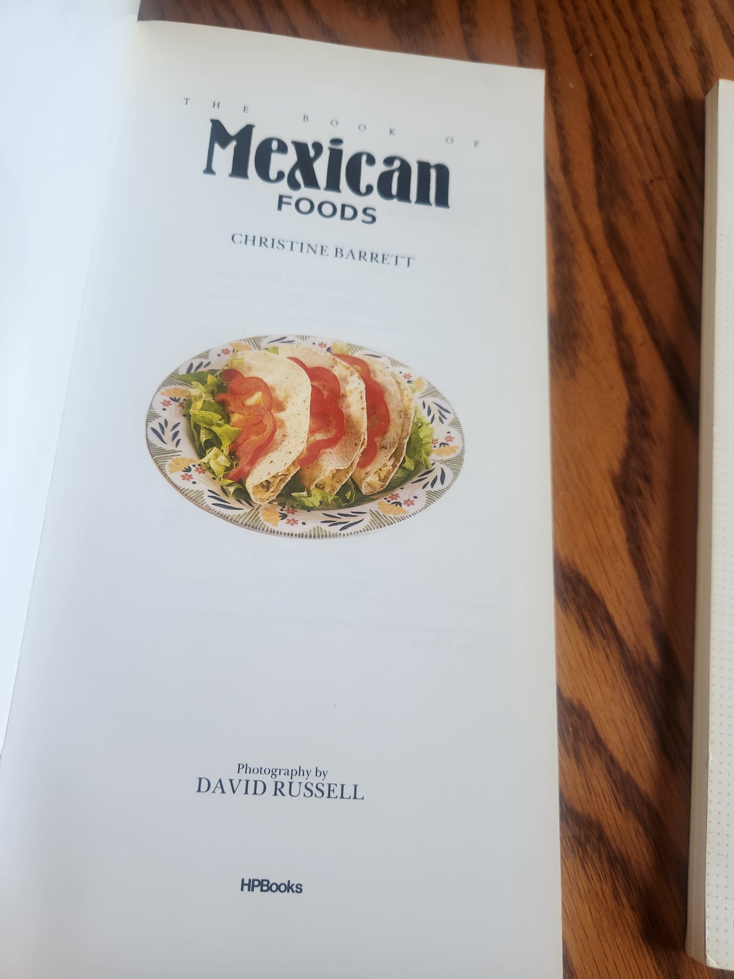 The Book of Mexican Foods & Garnishes set of 2 cookbooks