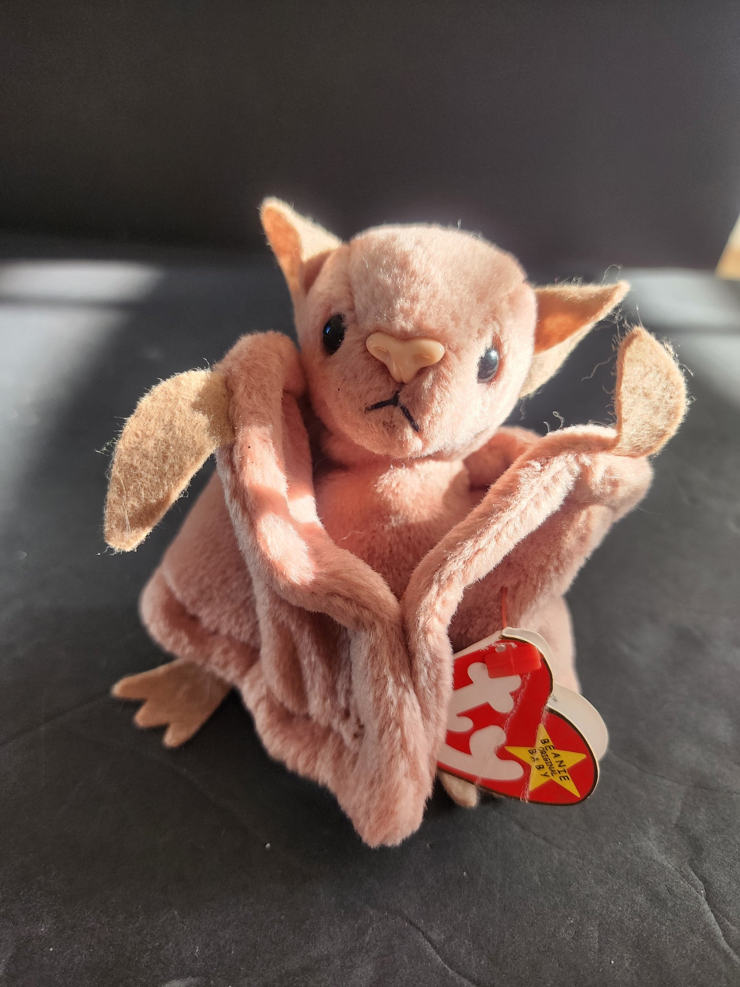 TY Beanie Baby - BATTY the Bat (Brown Version) With Tags