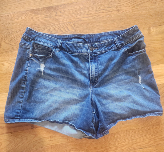 Blue Jean Shorts by Venezia exclusively from Lane Bryant 18