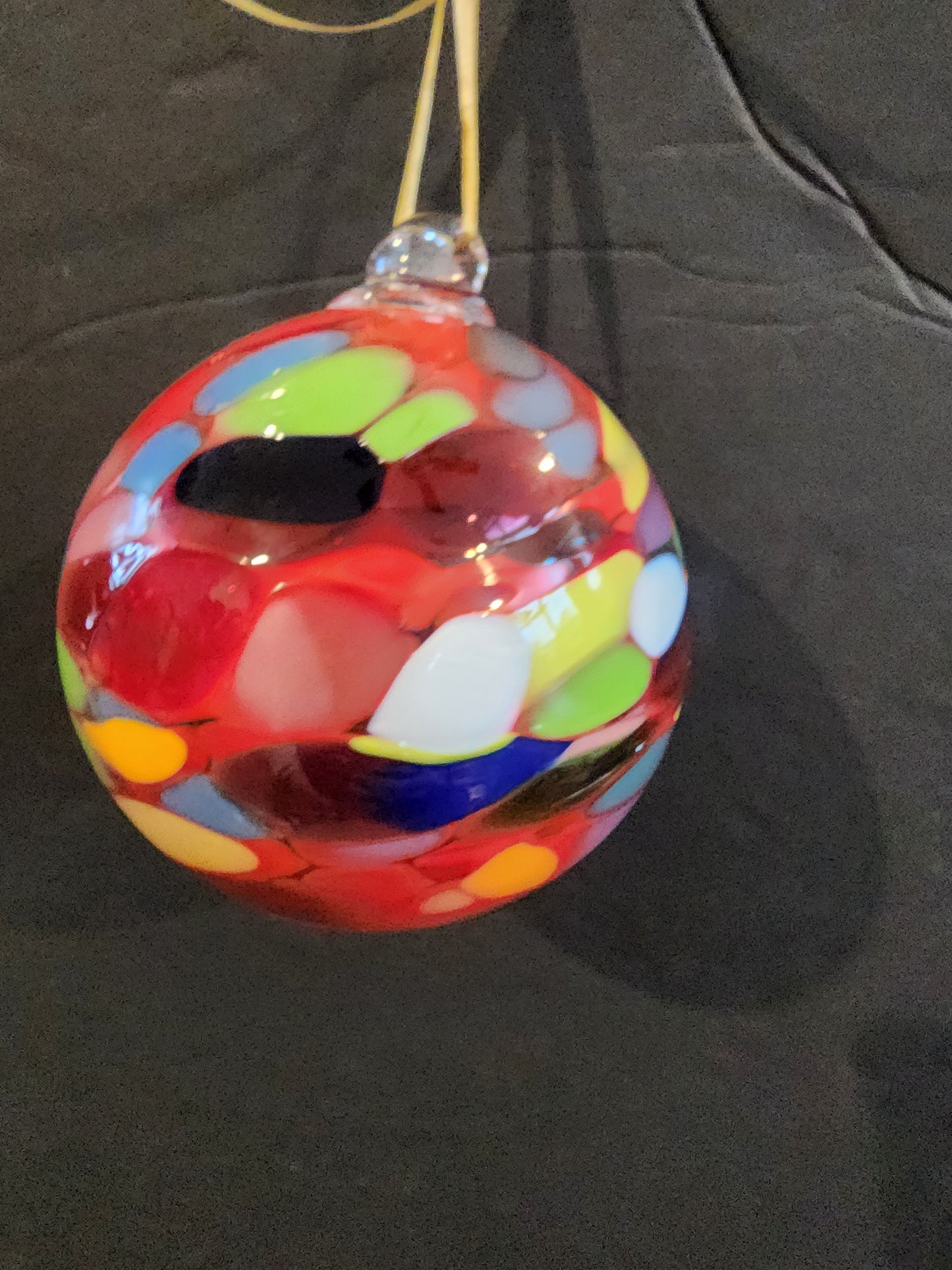 4" Blown Glass Christmas Ornaments Ball for Christmas Tree,