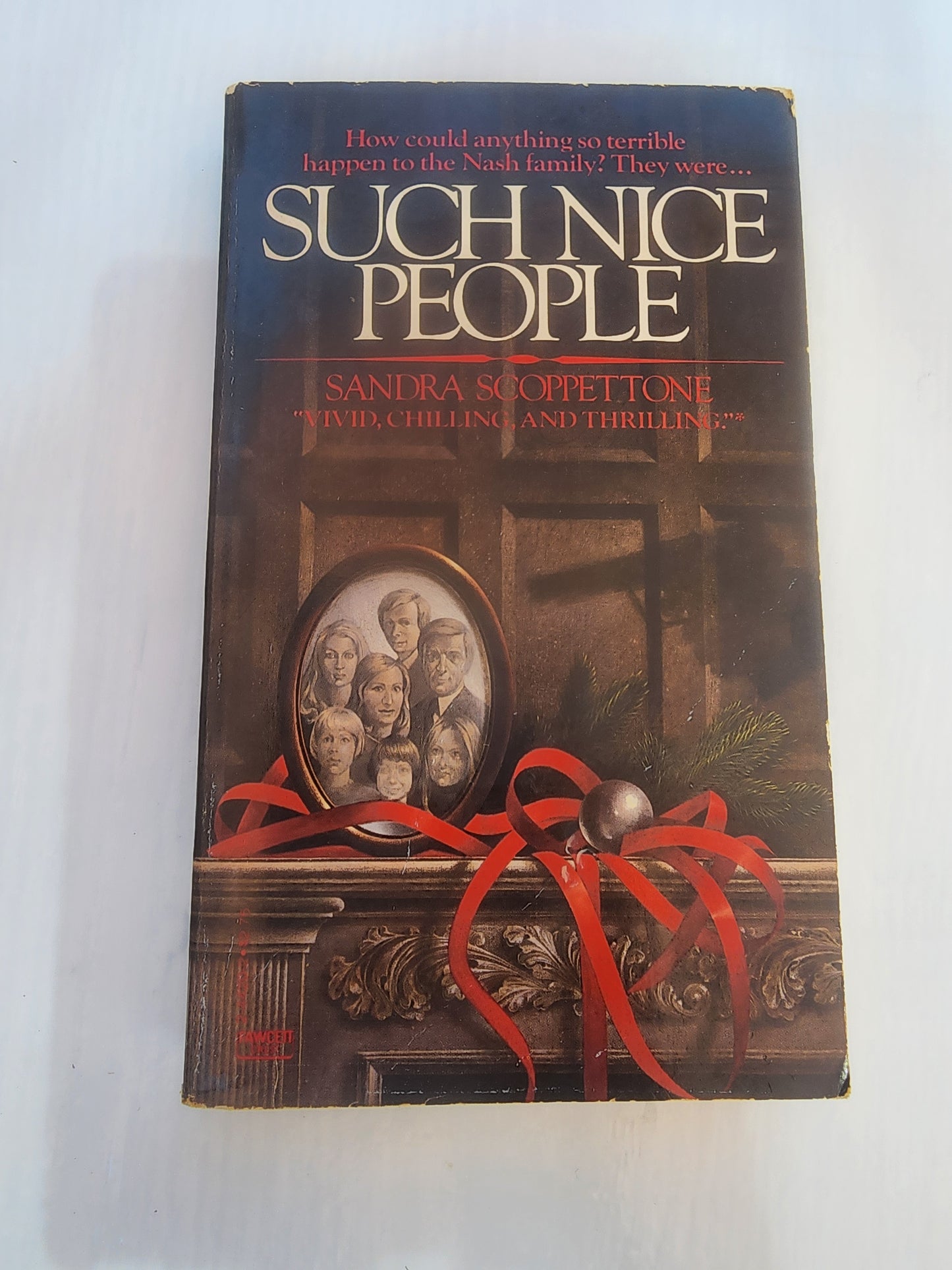 SUCH NICE PEOPLE Sandra Scoppettone Paperback Book 1981 Thriller Horror