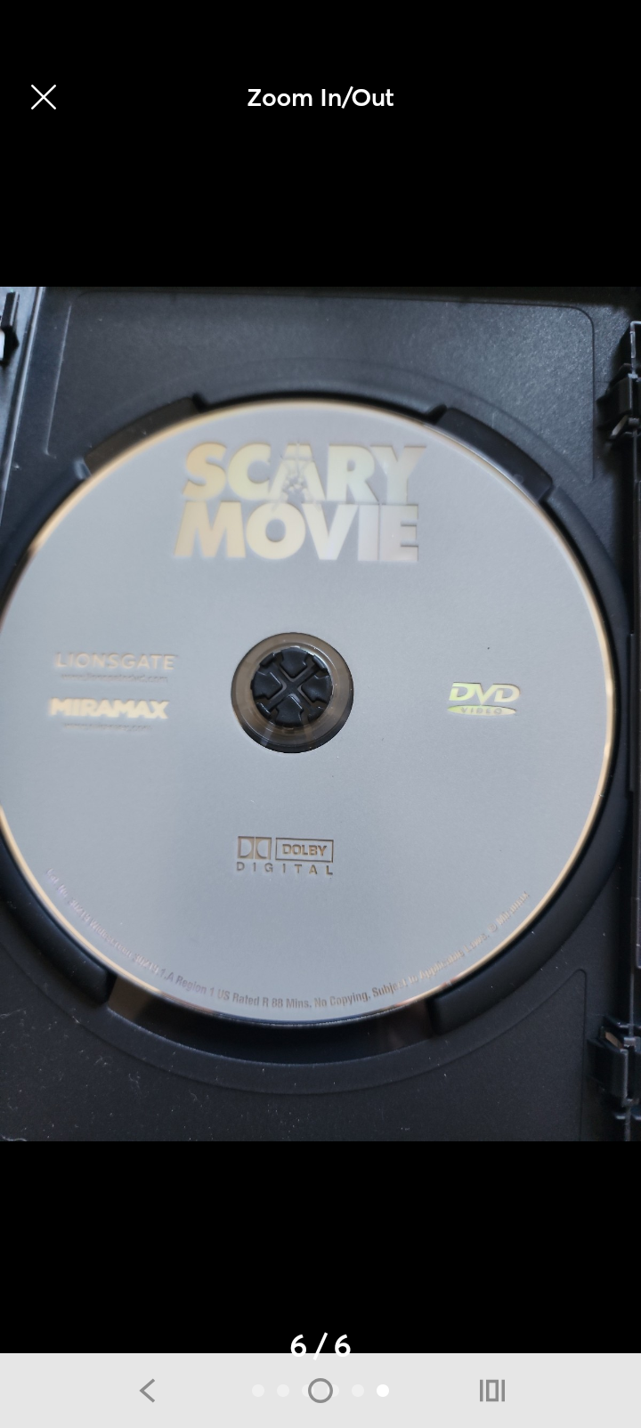Scary Movie 1, 2 & 3  &  Movie 3 is a -Widescreen  DVDs