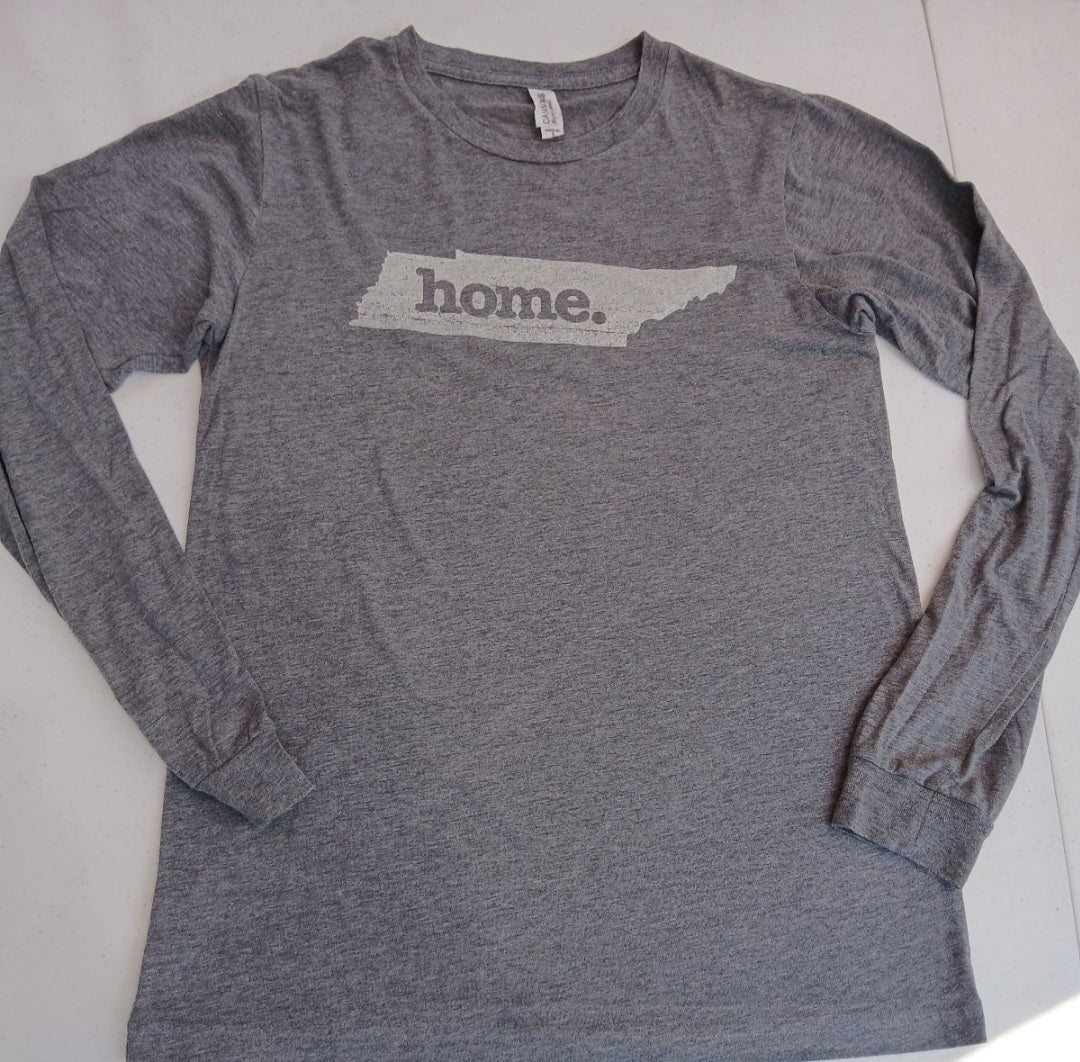 Women's Tennessee Home T-Shirt Small Gray long sleeve