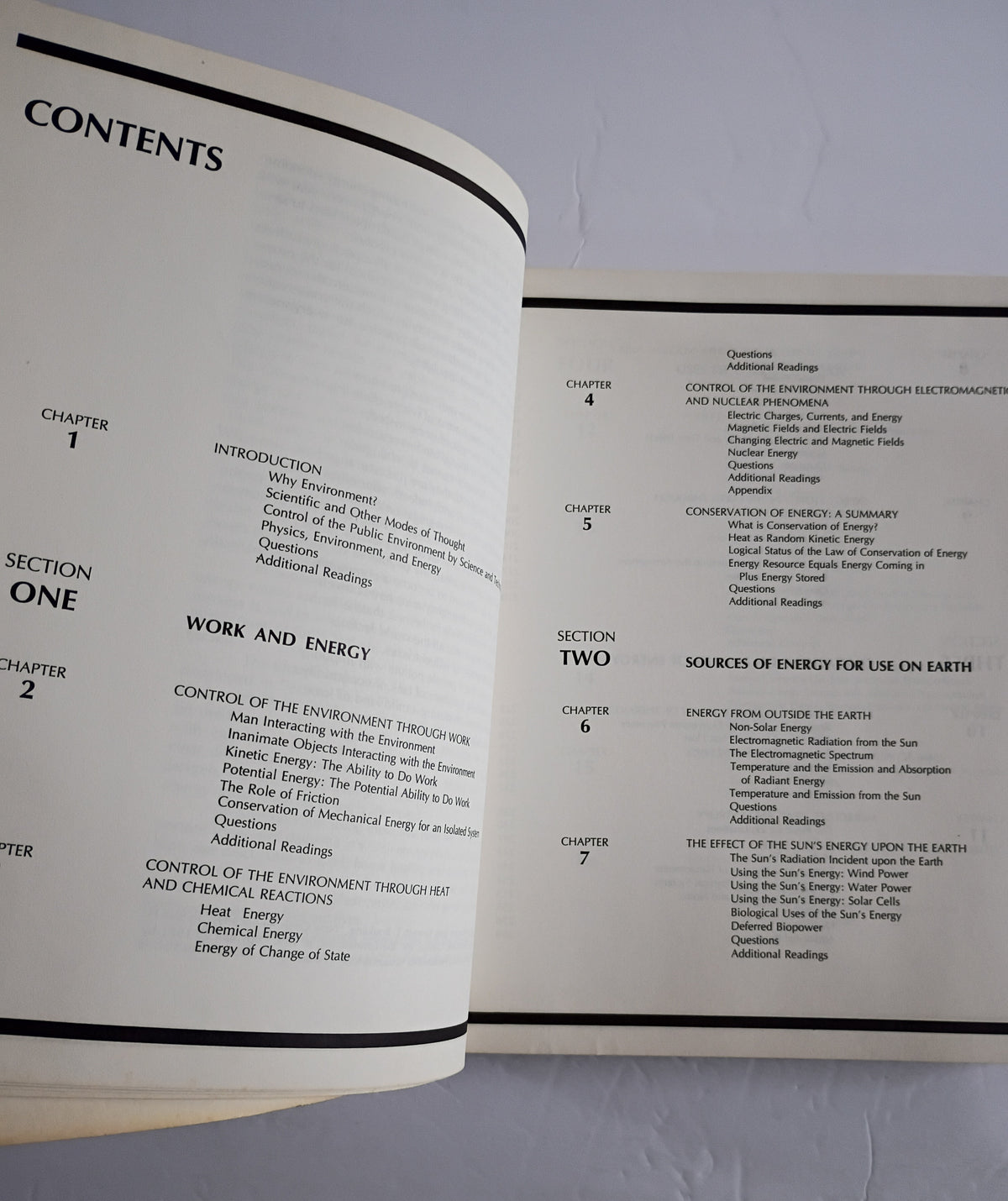 Physics: Energy in the Environment by Alvin M. Saperstein 1975