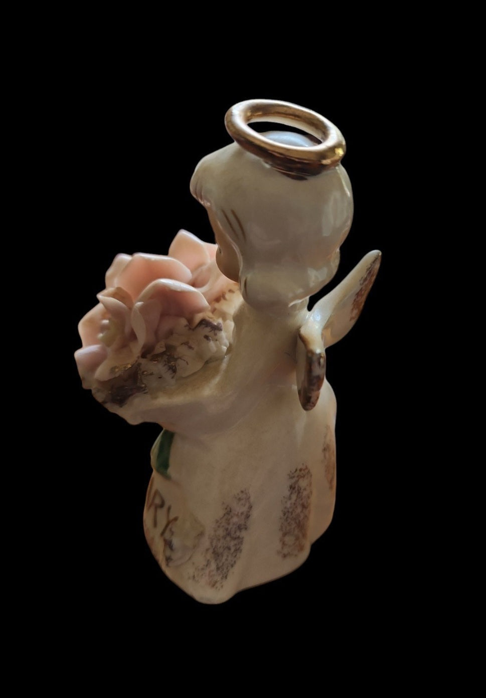 50's LEFTON February ANGEL figurine Japan 489 Violet Amethyst aprox 4.5"