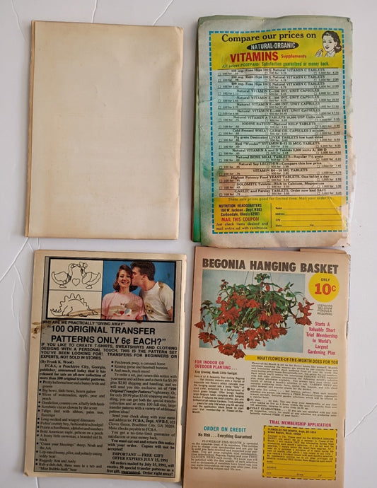 Lot of 4 Vintage Workbasket Craft Book 1970s & 90s