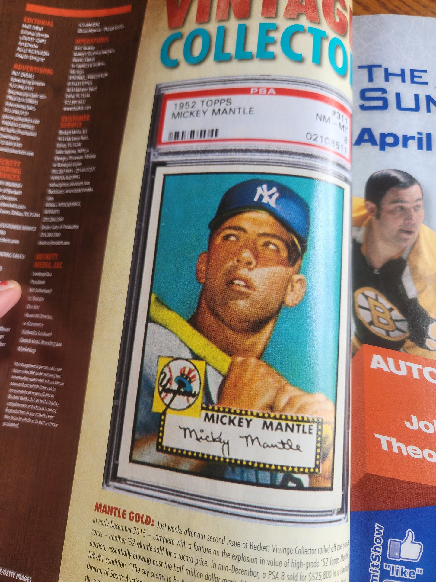 Beckett Vintage Collector Magazine – February 2016 Issue
Features National Baseball Hall of Fame legend Hank Aaron