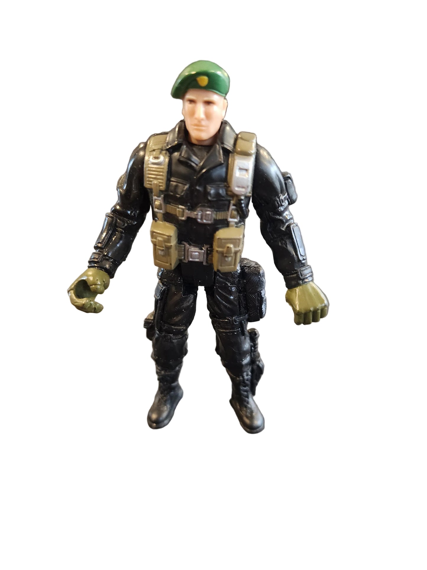 Soldier Force III Green Beret With Black Outfit 4" Action Figure Chap Mei