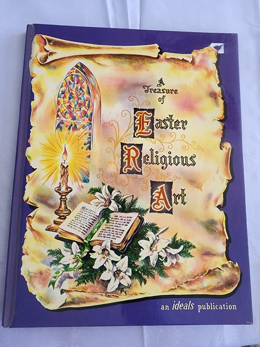 1962 A Treasure of Easter Religious Art. Ideal publication.hb Book