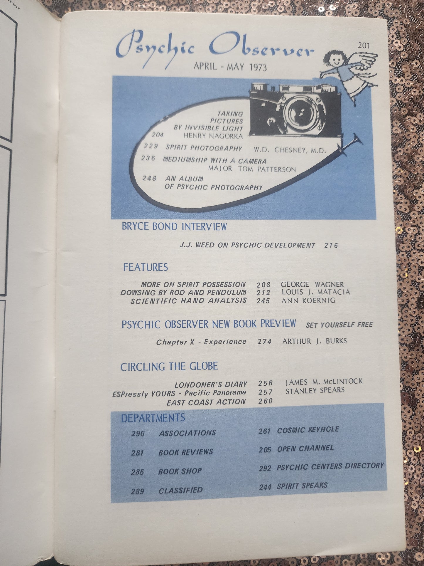 Psychic Observer Magazine April/May 1973- Spirit Photography- Brown Lady Ghost