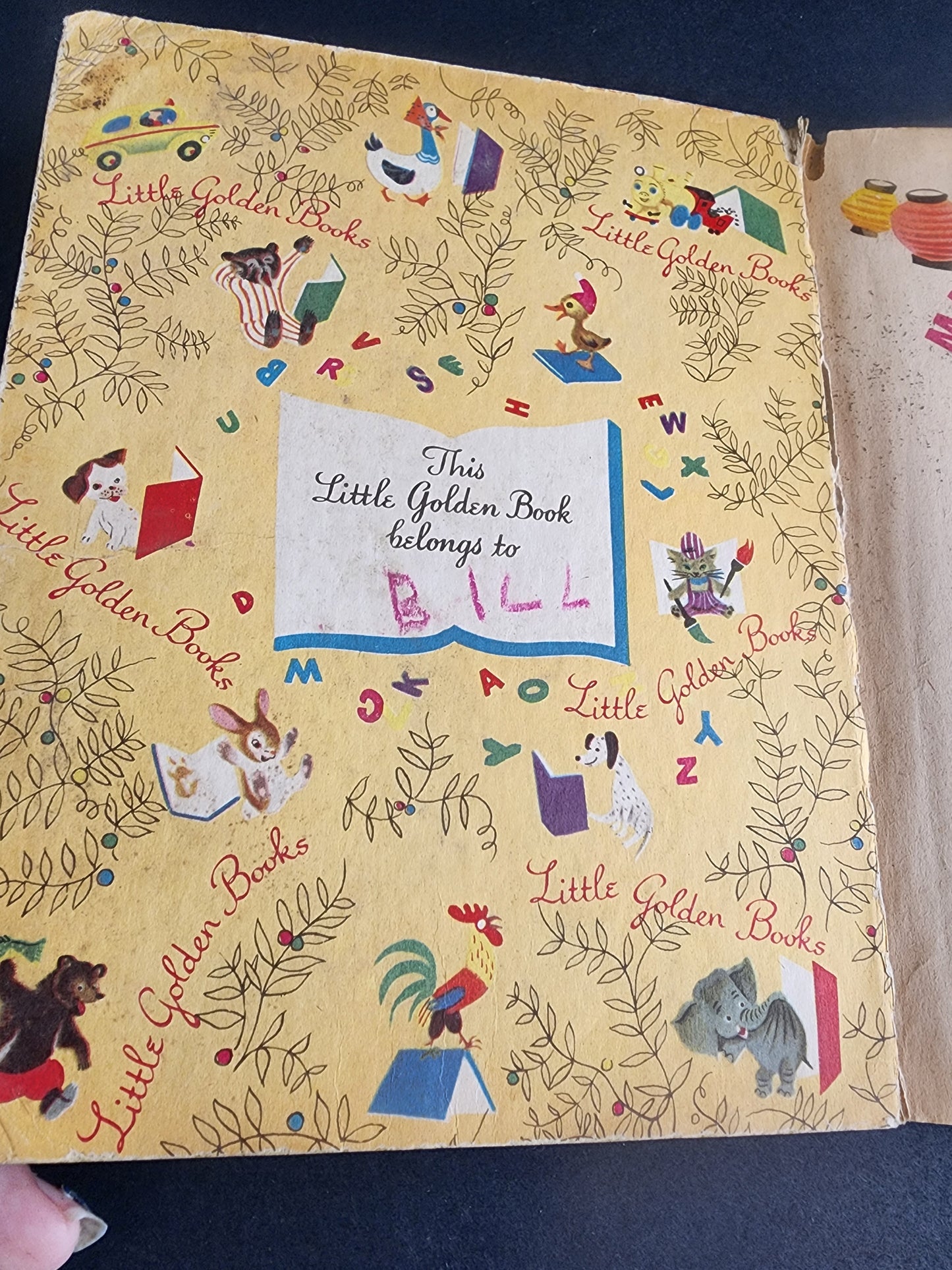 Vintage Mad Hatter's Tea Party from Walt Disney's Alice in Wonderland 1952.