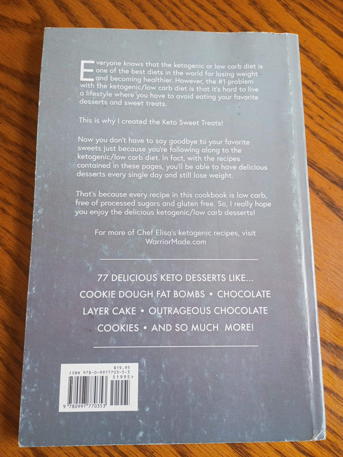Keto Sweet Treats" by Elisa Silva, a paperback cookbook