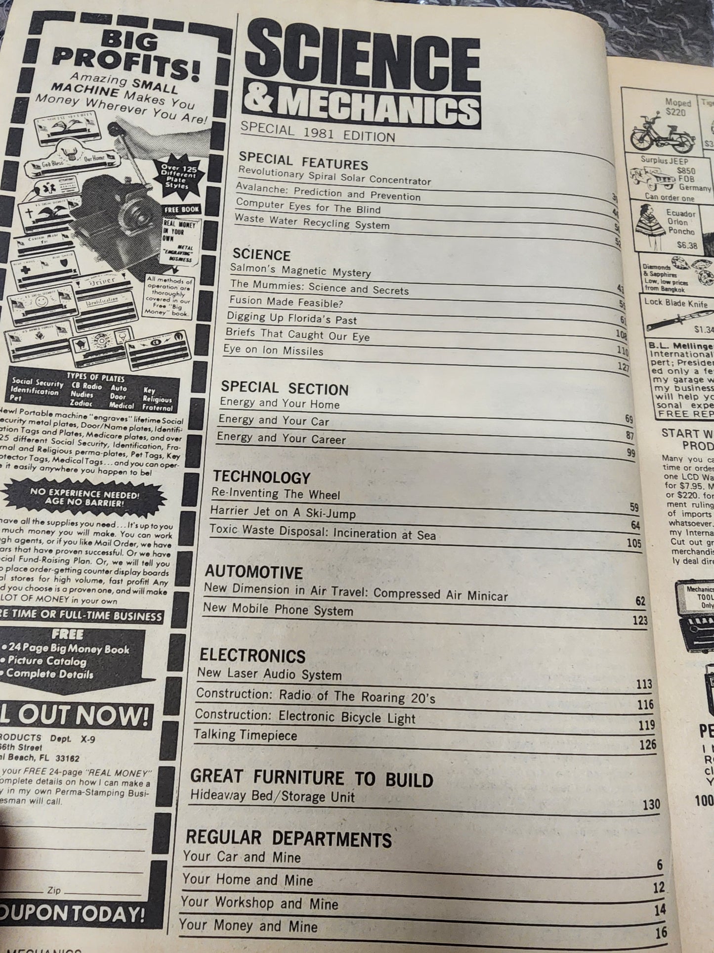 Science & Mechanics, Special edition 1981 solar breakthrough