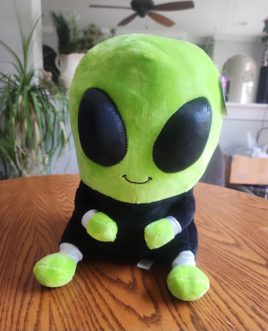 Nanco Belly Buddies Alien Plush Stuffed Animal Toy Space Extraterrestrial 13"