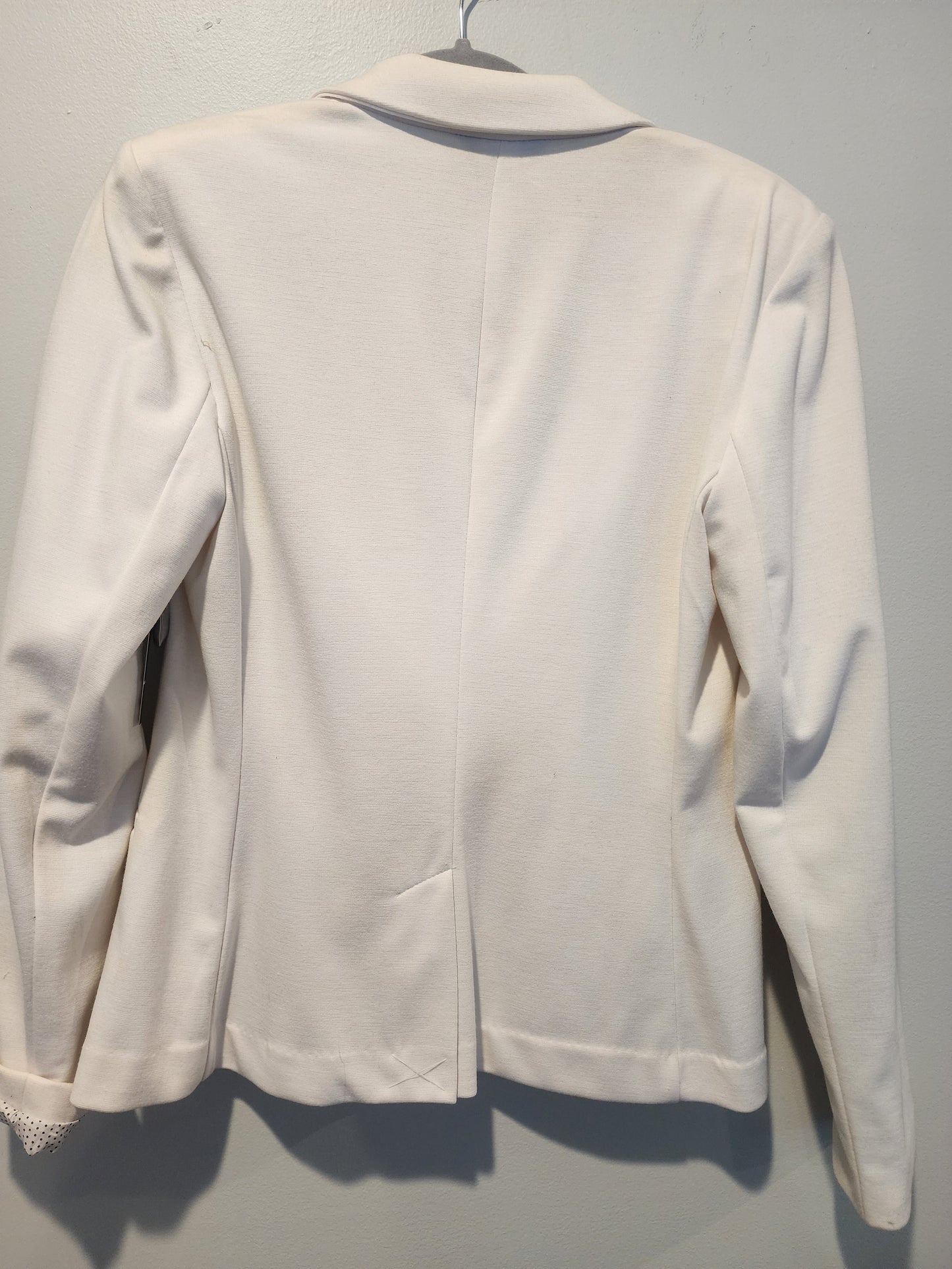 NEW George Women's Arctic White Ponte Blazer Jacket Size 10 NWT Business Casual