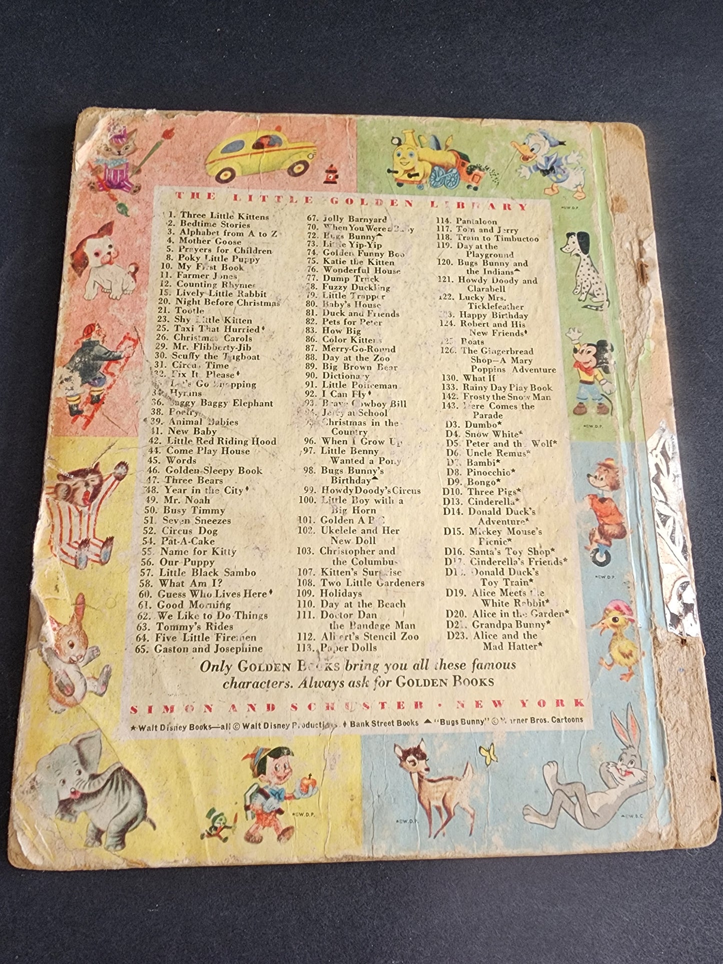 Vintage Mad Hatter's Tea Party from Walt Disney's Alice in Wonderland 1952.