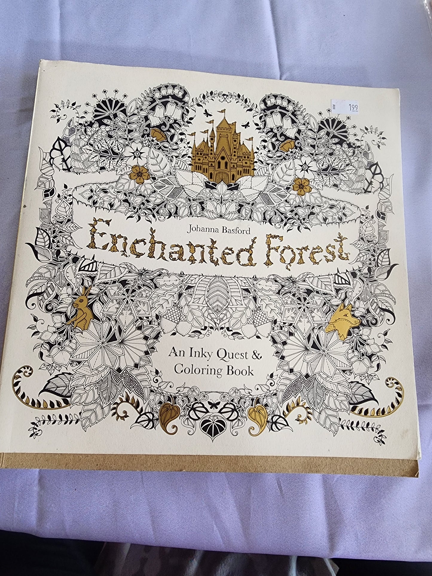 The Enchanted Forest an Inky Quest & Coloring
Book by Johanna Basford