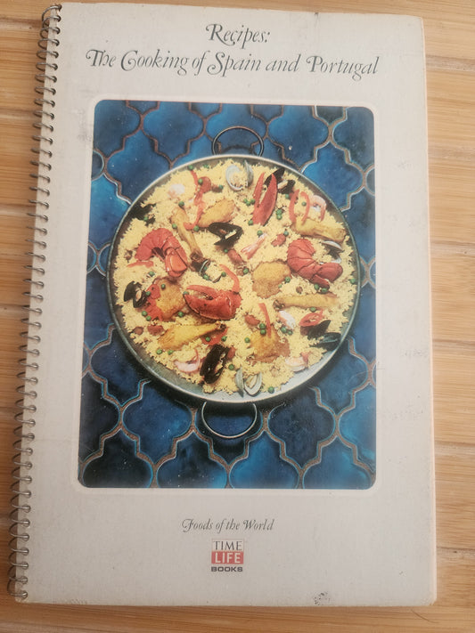 The Cooking Of Spain And Portugal Time Life Books Foods Of The World.  Spiral softcover cookbook