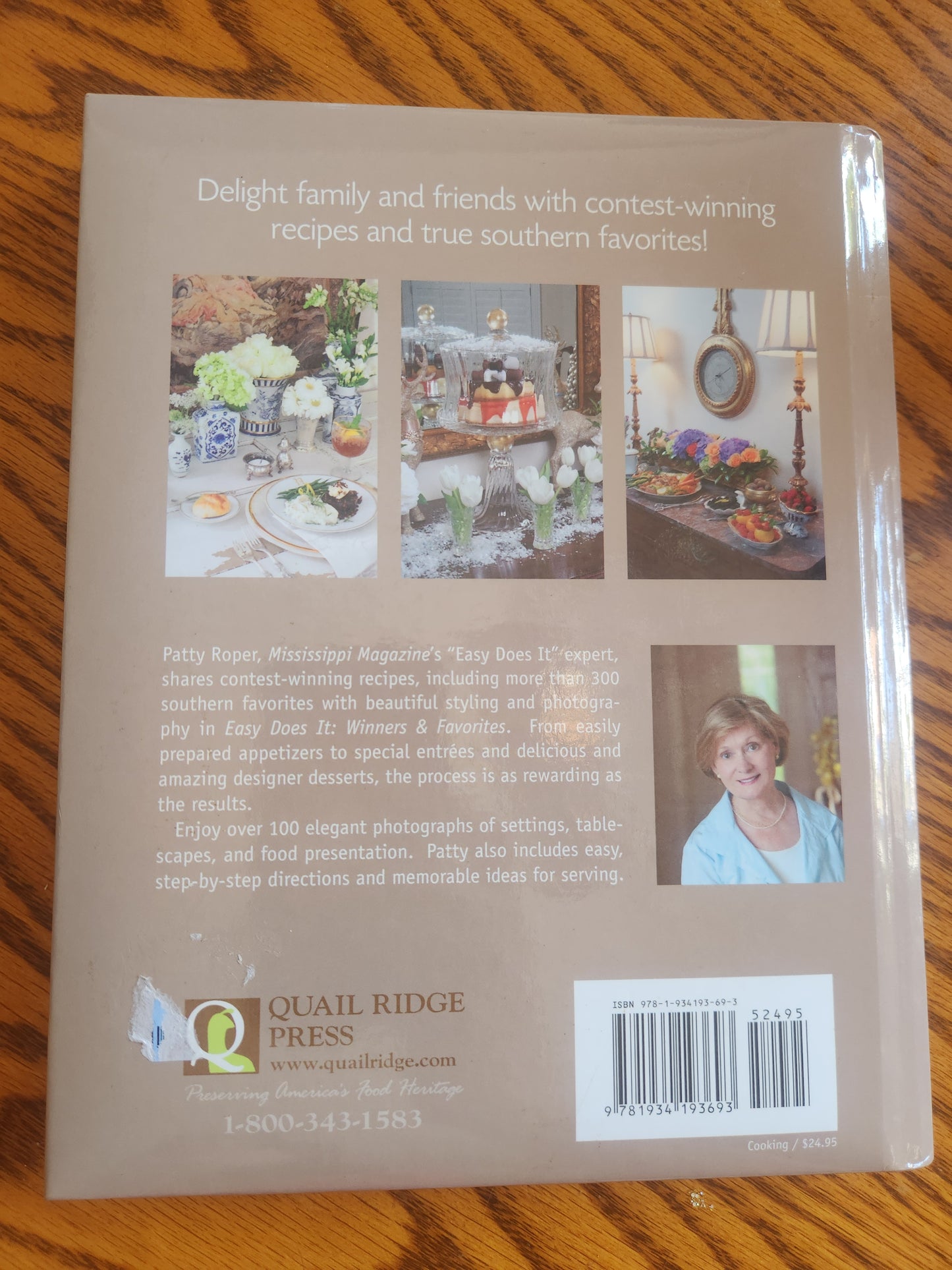 Easy Does It: Winners & Favorites Harcover Cookbook
By Patty Roper