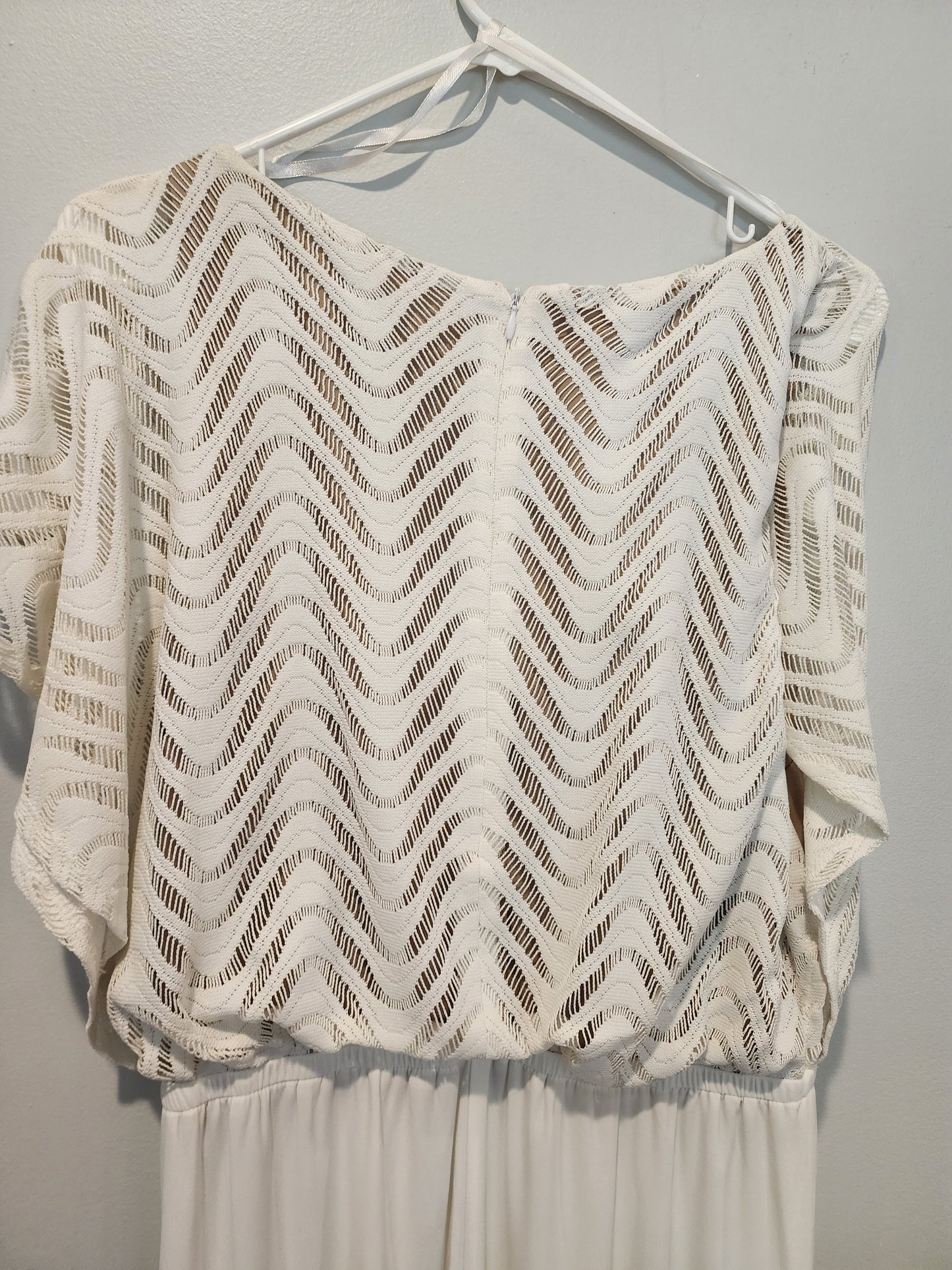 Emma & Michele Pants Jumpsuit For Women M Ivory