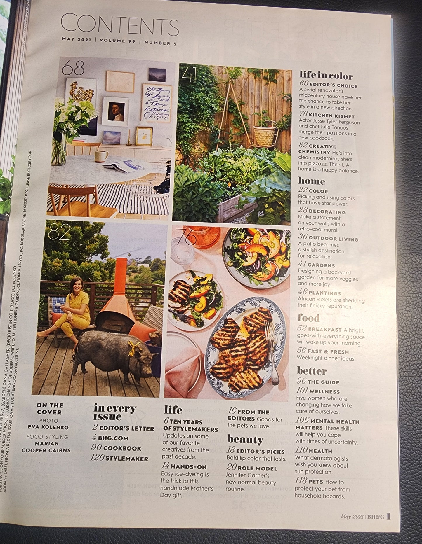 Better Homes & Gardens Magazine May 2021 10th Anniversary Style Maker Issue