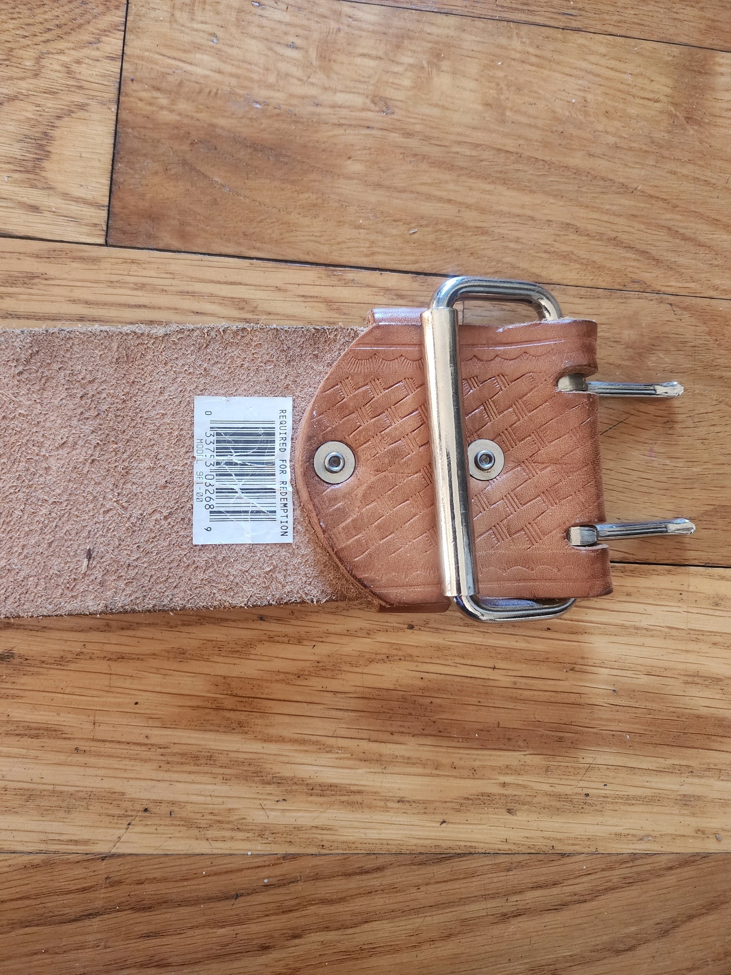 Buckingham Buck Workman 961-00 Leather Lineman Tool Belt | 3" Wide | 33"-43"