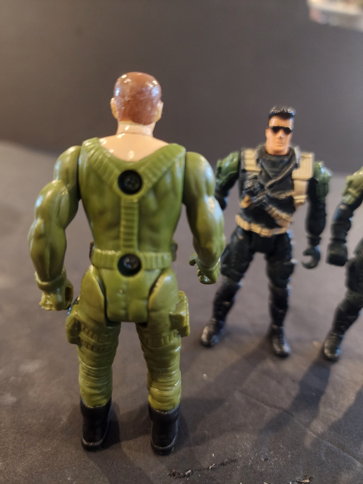Vintage Chap Mei Soldier Force Action Figures - 3.75" Military Squad (Set of 3)