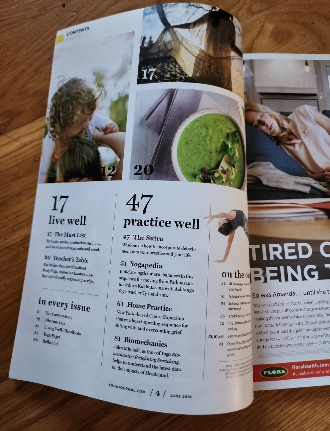 Yoga Journal Magazine June 2018 guide to compassion & Joy