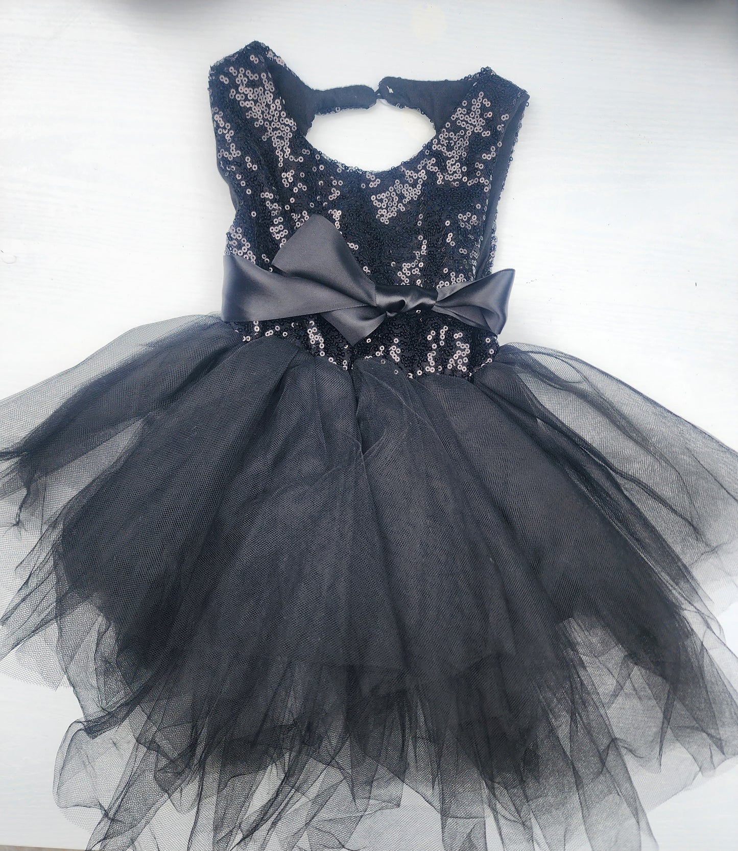 Toddler Kids Girls Baby Princess Dress Sleeveless Sequins Tutu Tulle Dresses 6-9m