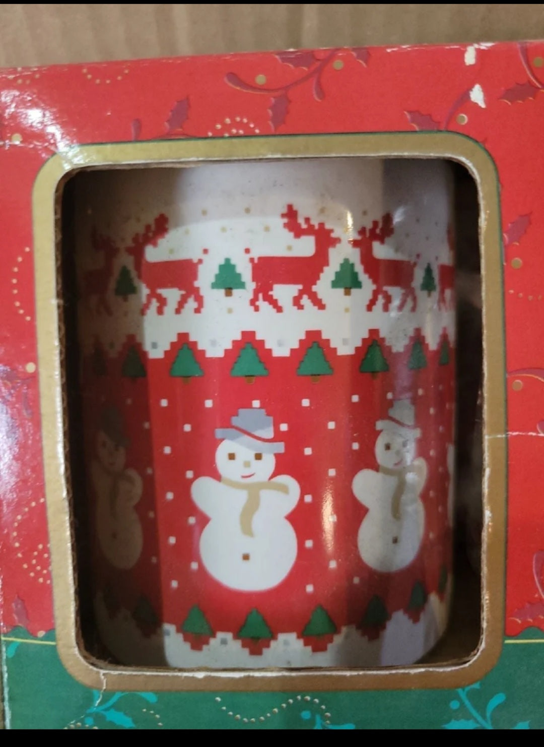 Christmas Traditions Snowman
Accordion Ornament & Ceramic Mug Set New In Box