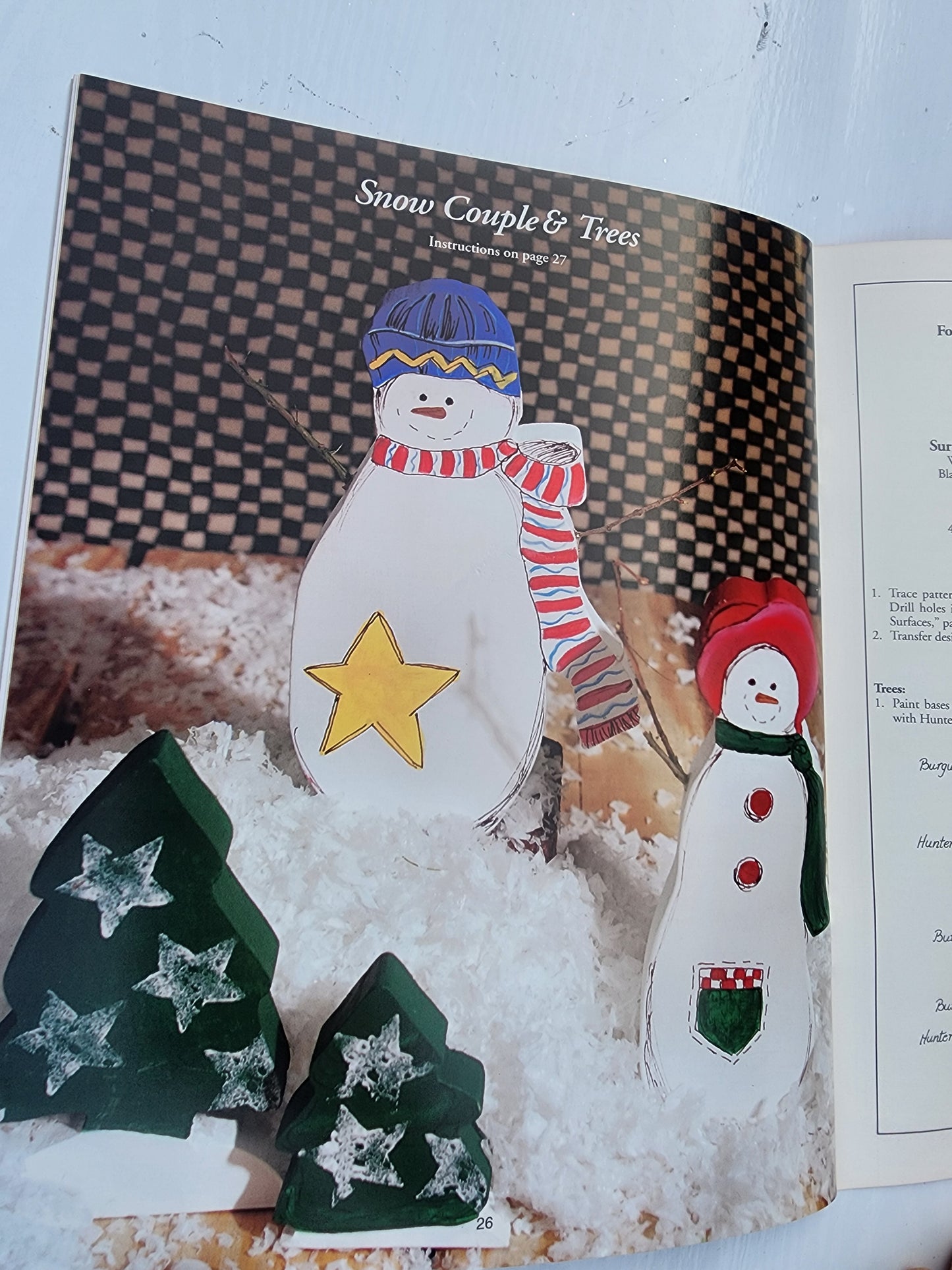 Painting For Christmas Homespun Holidays 19 Designs by Plaid craft paint book