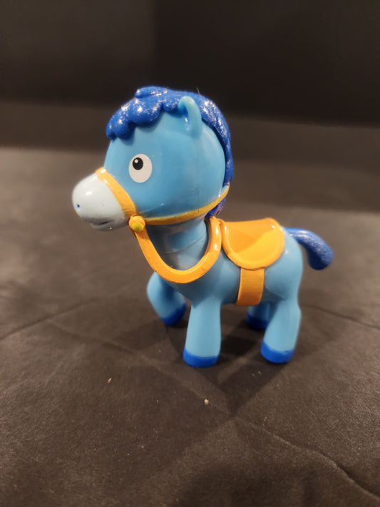 Sheriff Callie's Wild West Sparky Blue Pony Figure Just Play 3" Loose