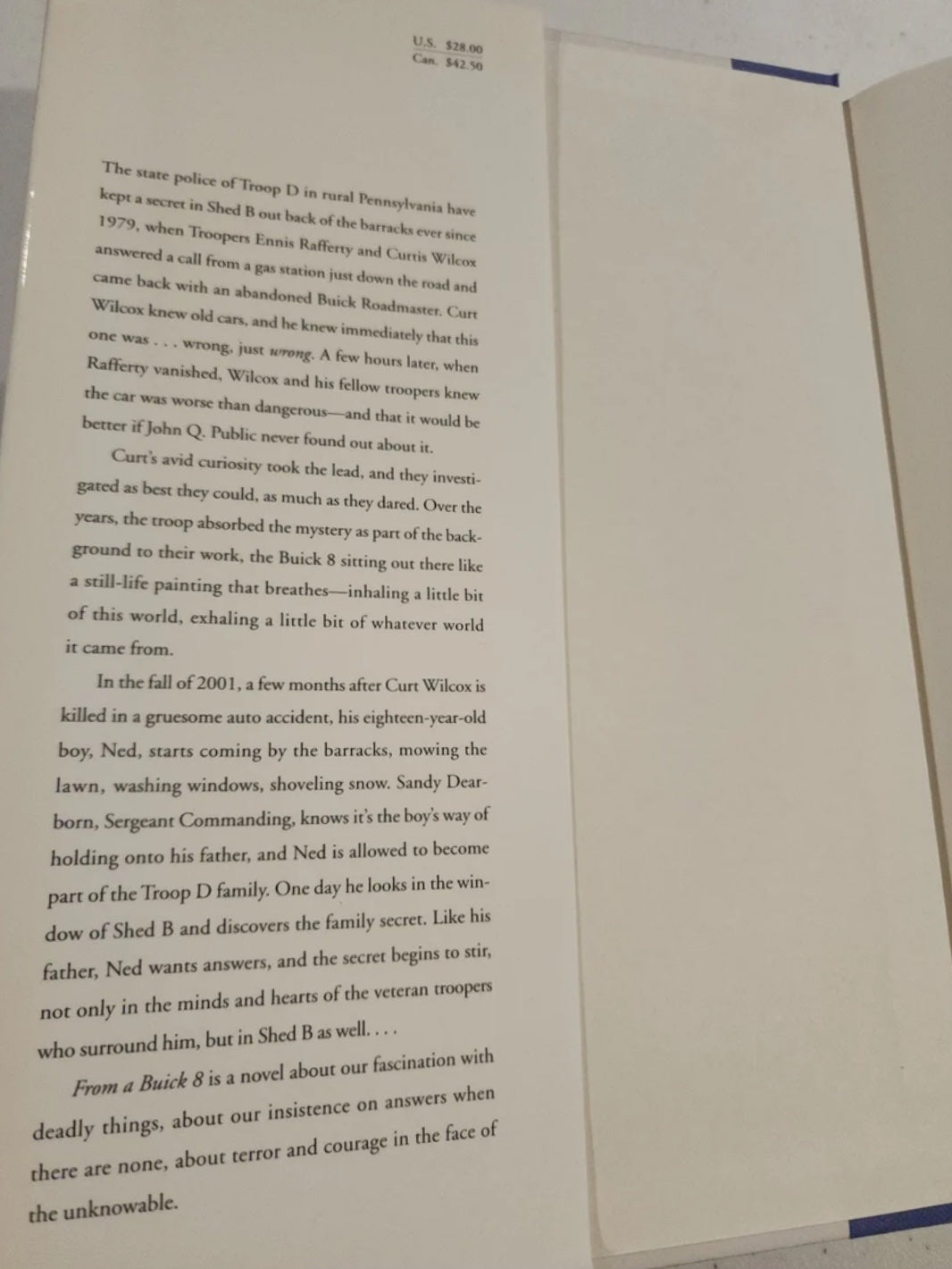 Two Stephen Kings HB Books From A Buick 8, & Just After Sunset in good condition