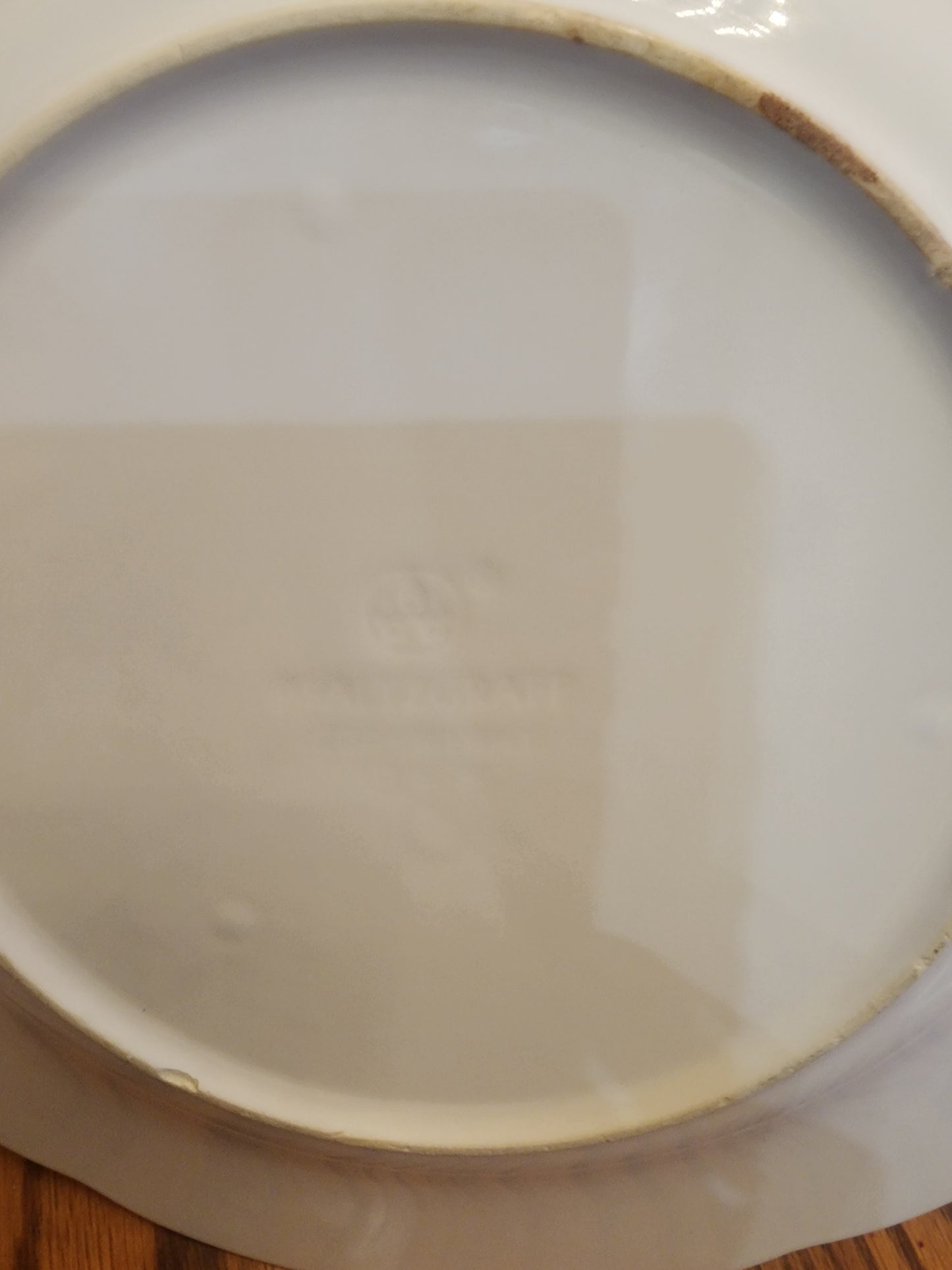 Vintage Pfaltzgraff Heritage White Dinner Plate 10" Stoneware USA Scalloped