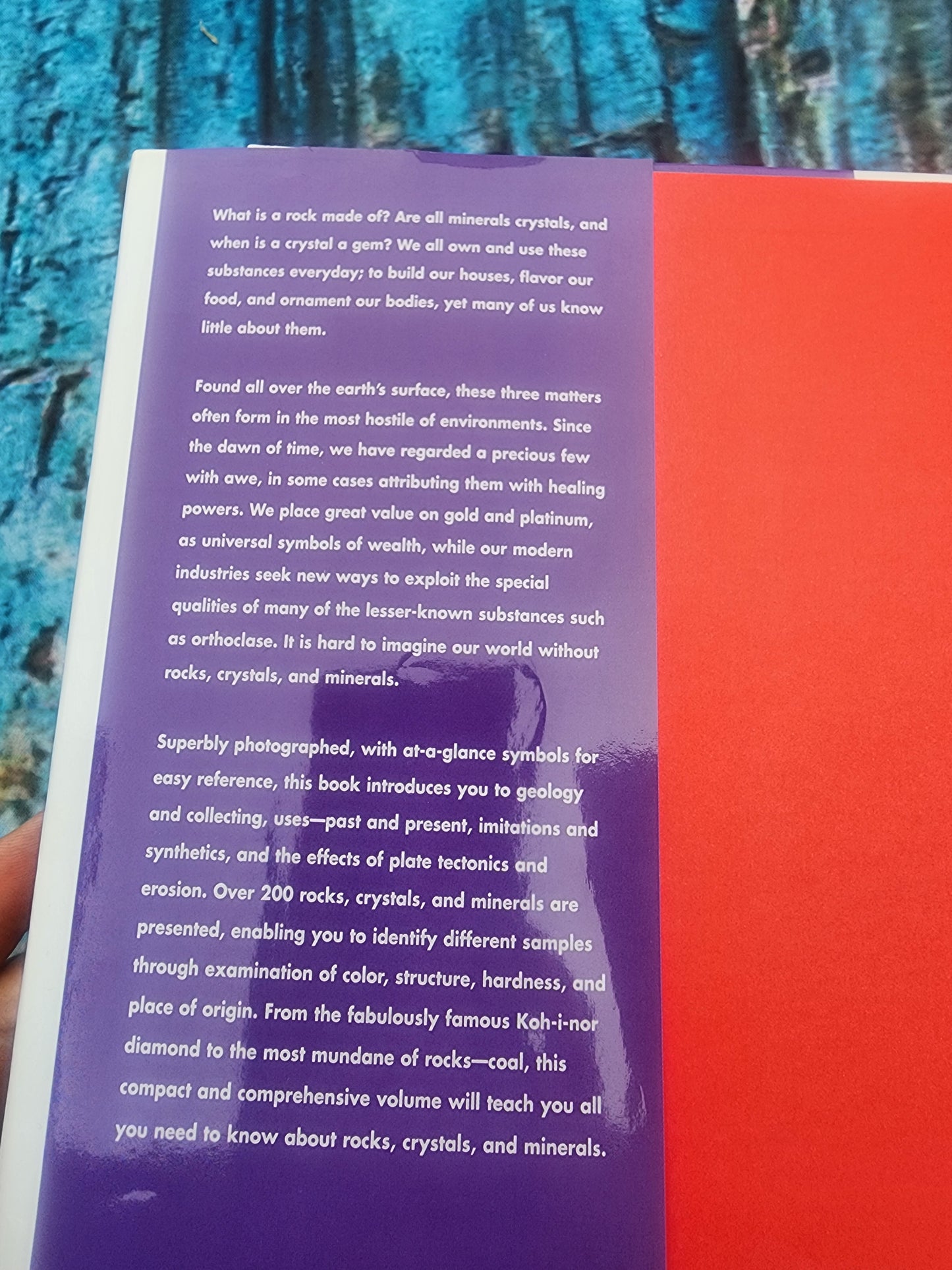 Complete Identifier Rocks, Crystals, Minerals Hardback Book by Rosie Hankin