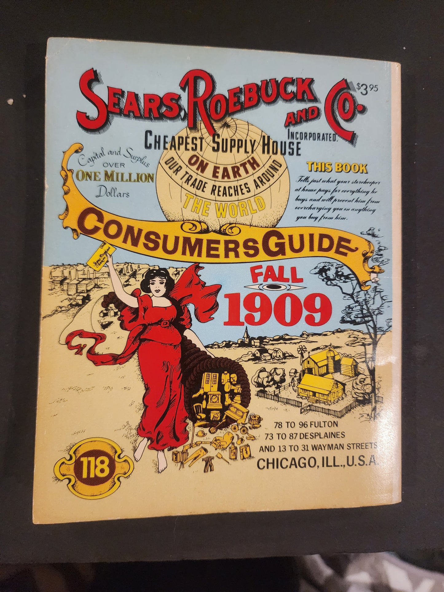 Sears Roebuck and Co- Fall 1909-Consumers Catalog Guide-1979 Mini Reprint