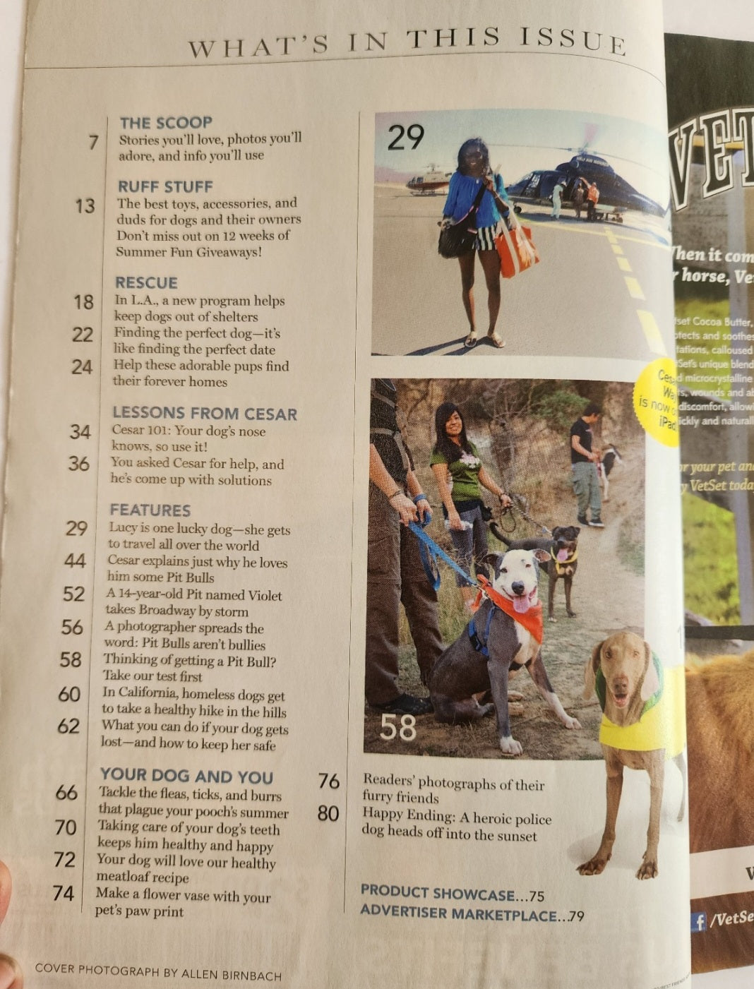 Cesar's Way Magazine - Dog Training & Pitbull Makeover Aug.   2014