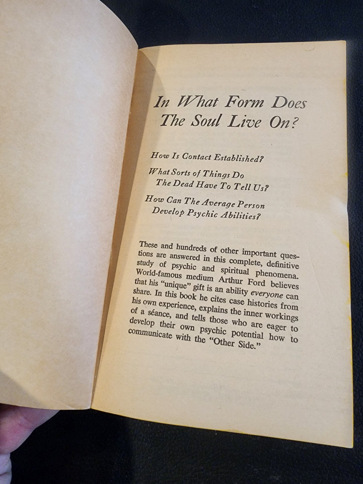 Unknown But Known My Adventure Into the Meditative Dimension 1968 by A. Ford