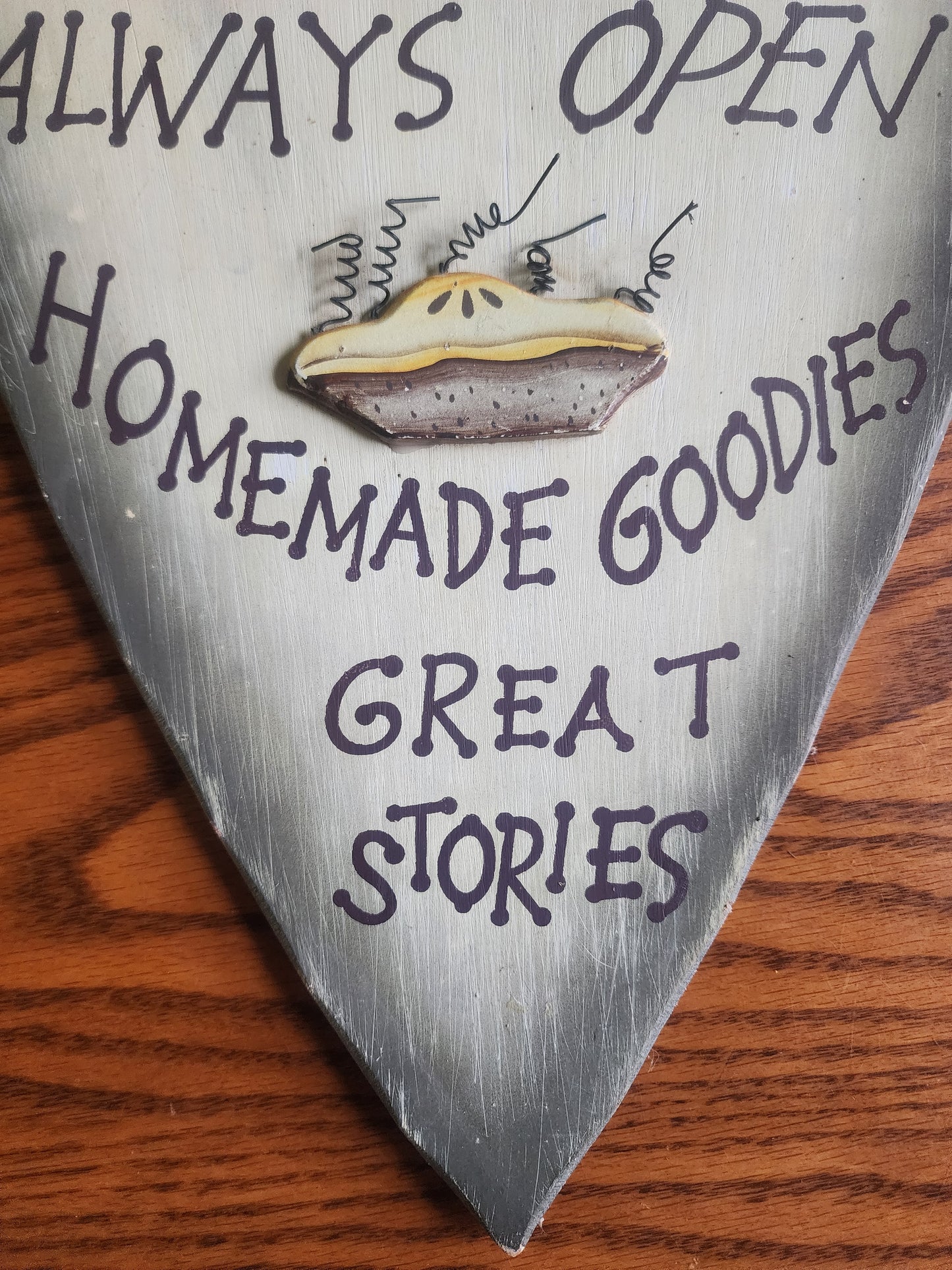 Wooden Heart Sign Grandparents Home Always Open