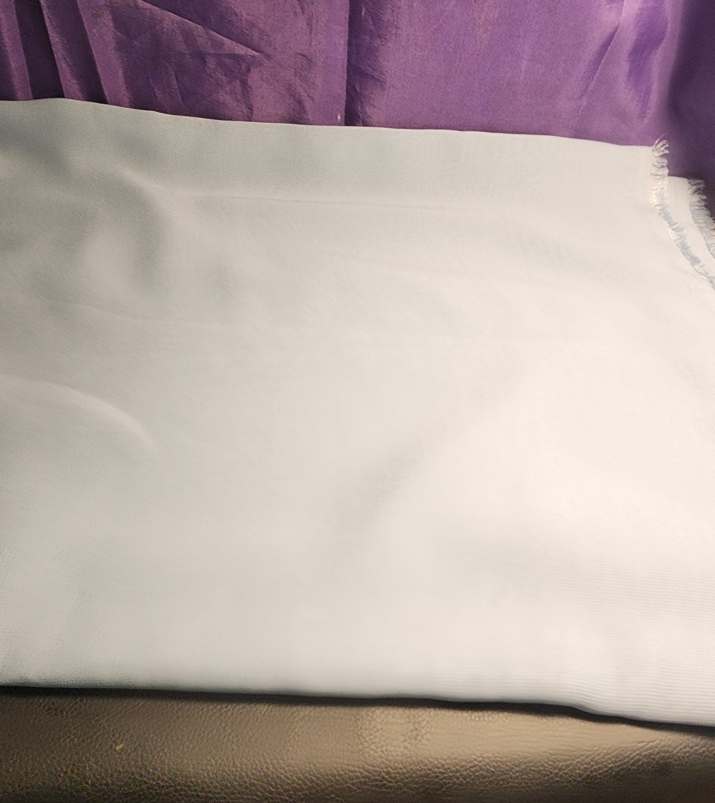 Dusty Blue (steel blue) Chiffon sheer Fabric 5 Yards