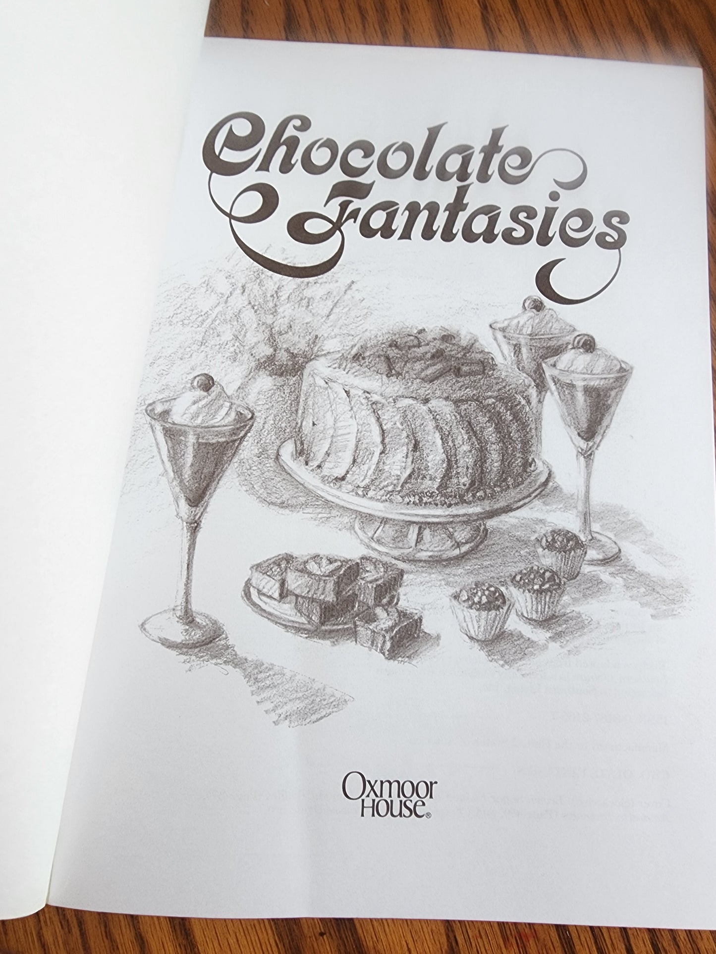 Vintage 2000 Chocolate Fantasies Cookbook Recipes DessertIs Softcover Book