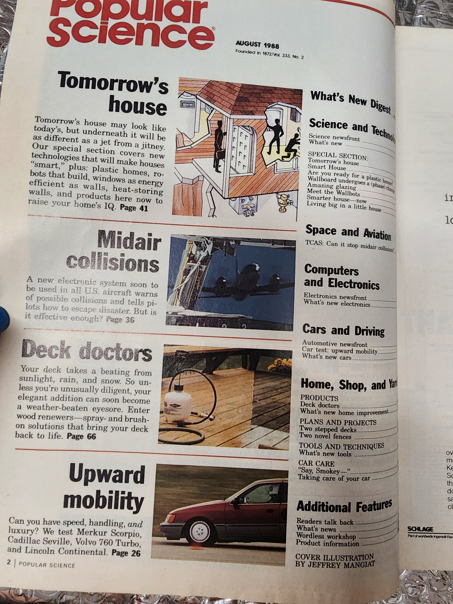 Popular Science  August 1988 Plastic House GE's Push Smart House RS