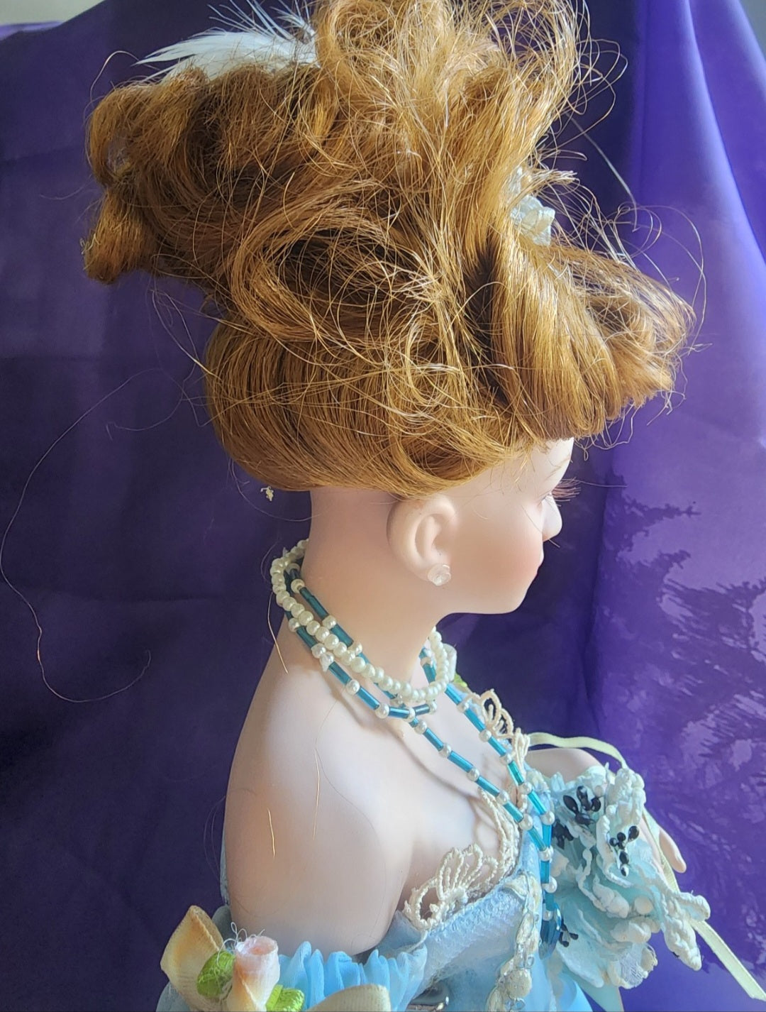 Vintage Porcelain Doll Collectible Memories Gwendolyn Handcrafted Royal Court