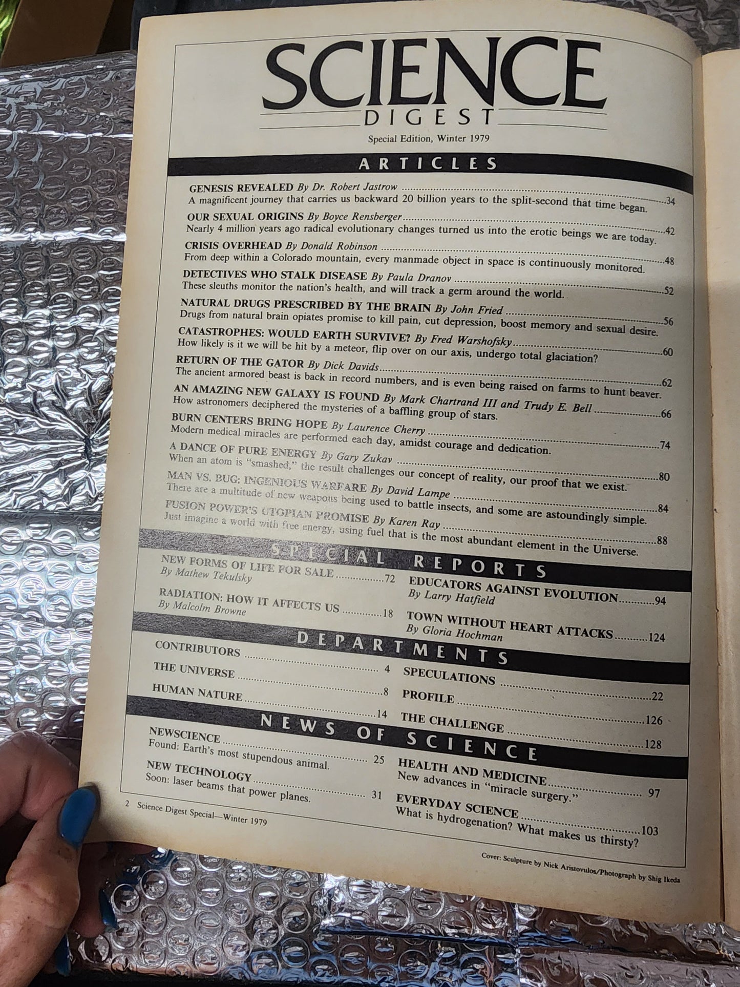 Science Digest Special Edition Winter 1979 Genesis Revealed